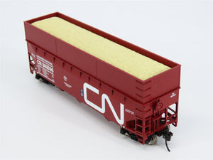 HO Scale Bowser 41959 CN Canadien National 70T Offset Woodchip Gondola #860096