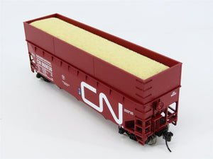 HO Scale Bowser 41958 CN Canadien National 70T Offset Wood Chip Gondola #860038