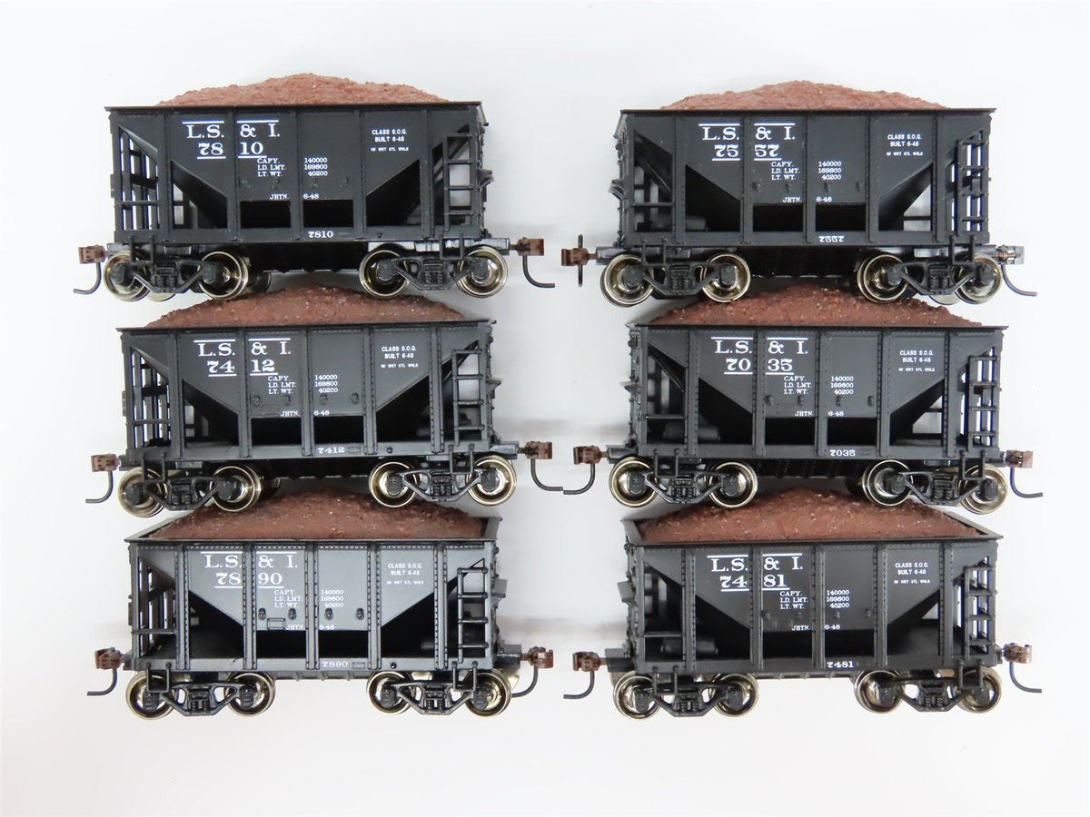 HO Scale Athearn 87022 LS&amp;I Lake Superior &amp; Ishpeming 24&#39; Ore Car Set of 6