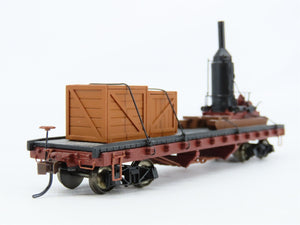 HO Scale Bachmann Silver Series 18301 Log Car w/2 Log Skidders
