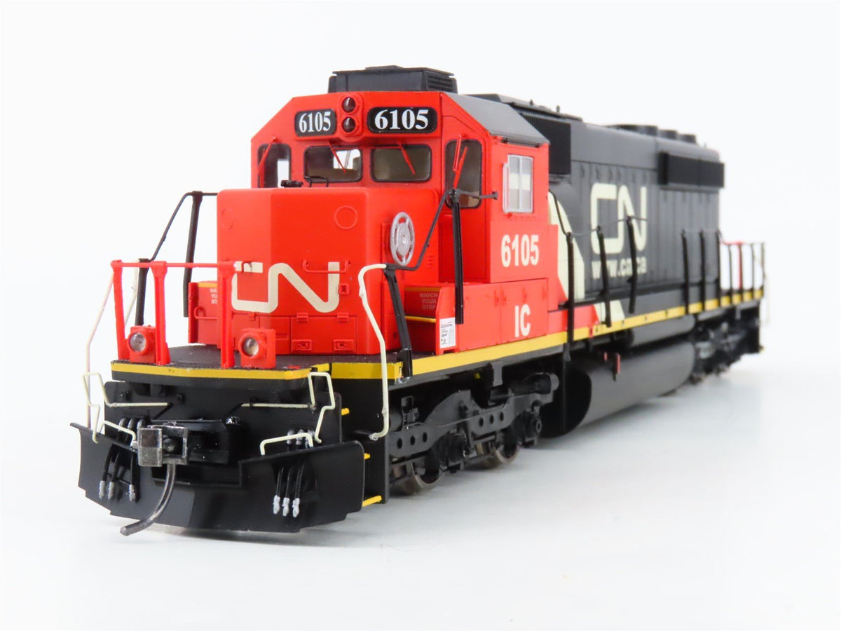 HO Scale InterMountain 49335S-01 CN / IC EMD SD40-2 Diesel #6105 w/ DCC &amp; Sound