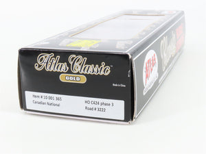 HO Atlas Classic Gold 10001365 CN ALCO C424 Ph. 3 Diesel #3222 w/ DCC & Sound