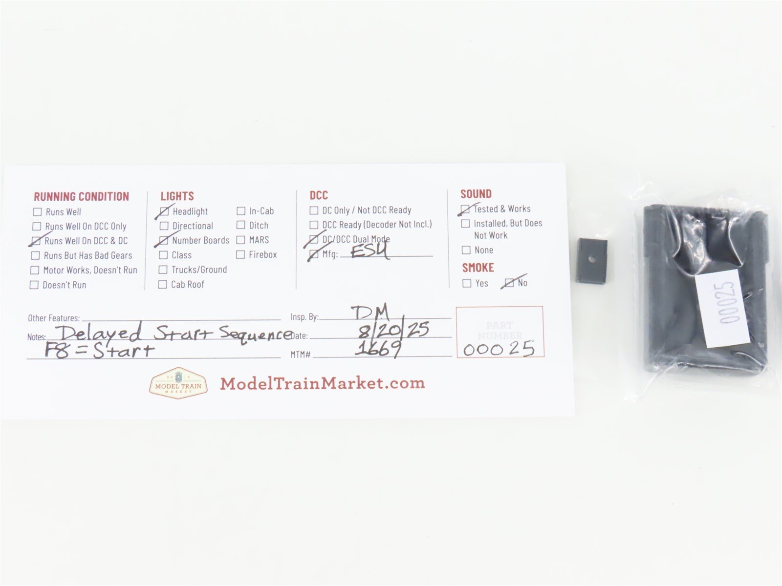 HO Bowser Executive 24038 CN Canadian National F7A Diesel #9168 w/ DCC & Sound