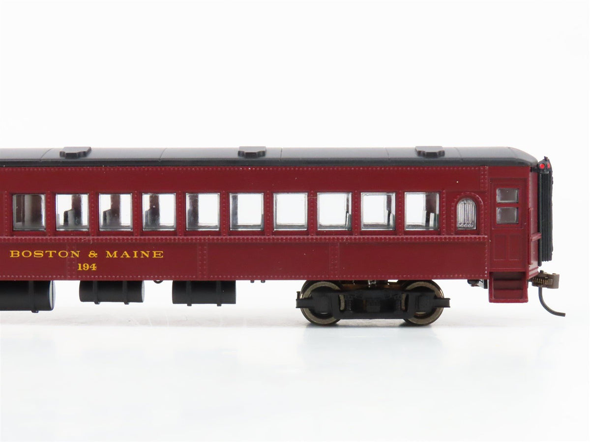 HO Bachmann Spectrum 81423 B&amp;M EMC Gas Electric Doodlebug w/ DCC &amp; Trailer Coach