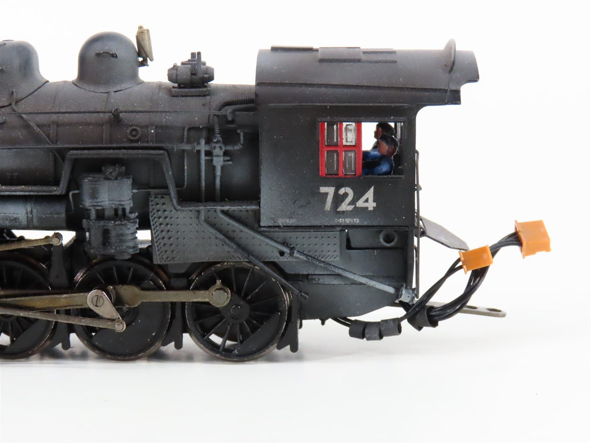 HO Bachmann Spectrum OWR&amp;N / UP 2-8-0 Steam #724 w/ DCC - Custom Weathered