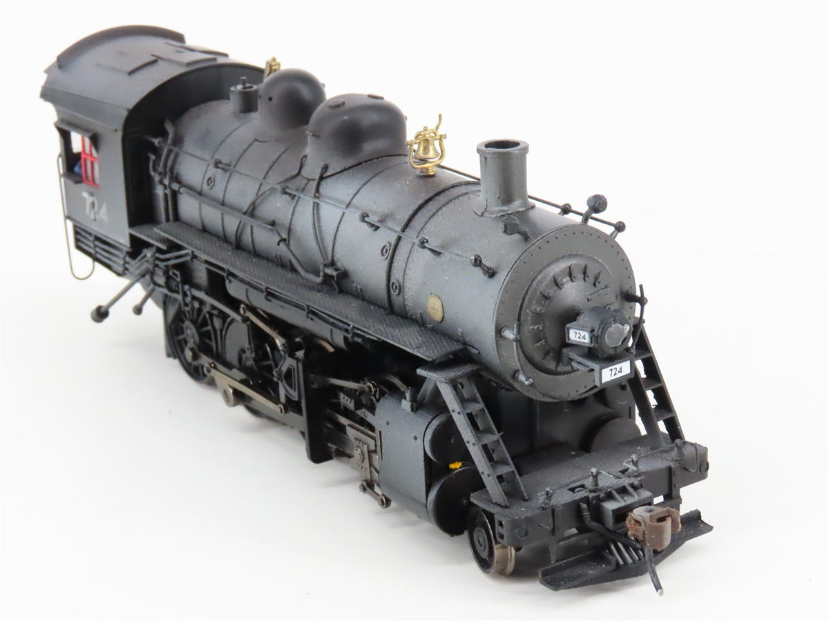 HO Bachmann Spectrum OWR&amp;N / UP 2-8-0 Steam #724 w/ DCC - Custom Weathered