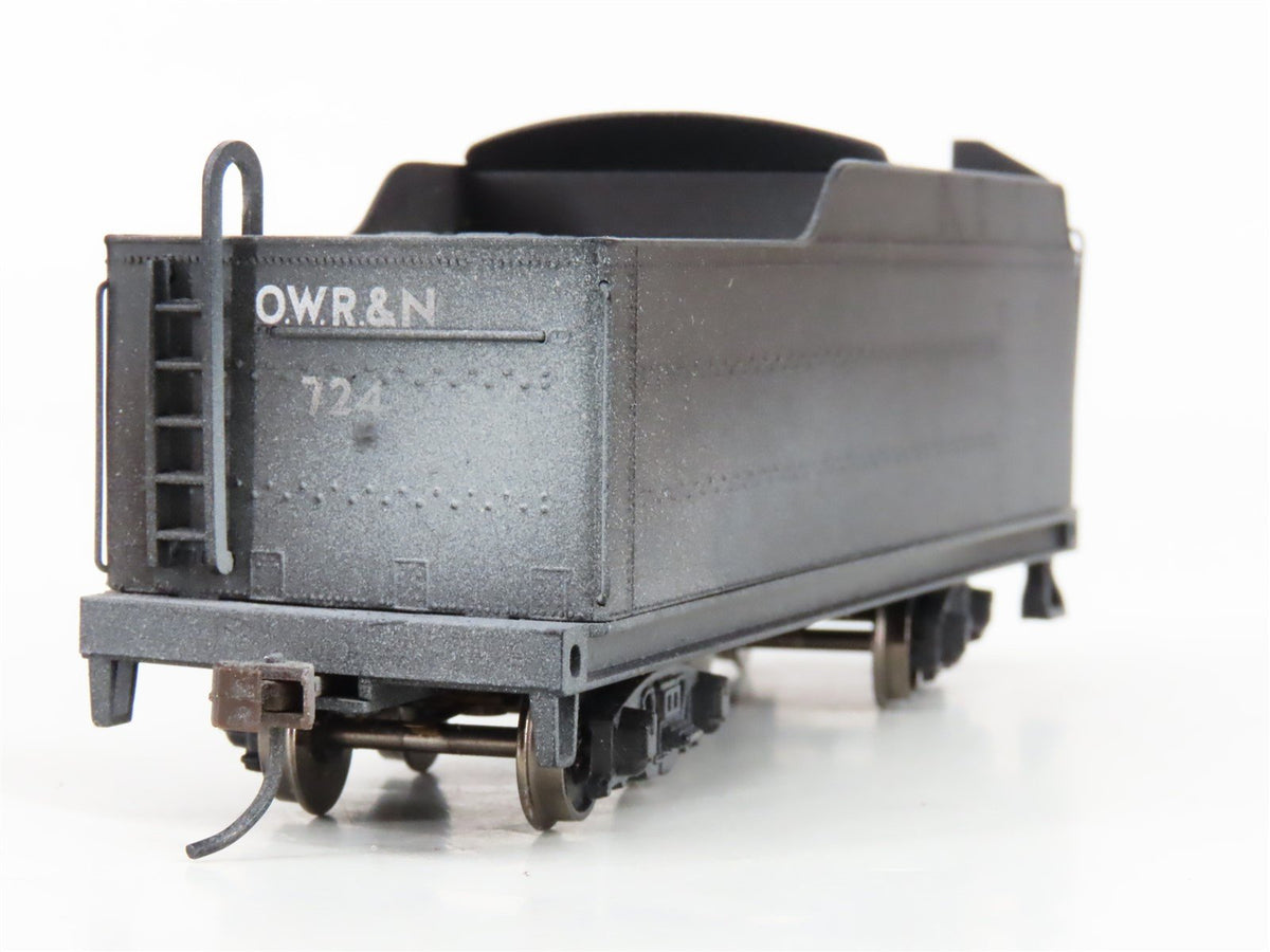HO Bachmann Spectrum OWR&amp;N / UP 2-8-0 Steam #724 w/ DCC - Custom Weathered