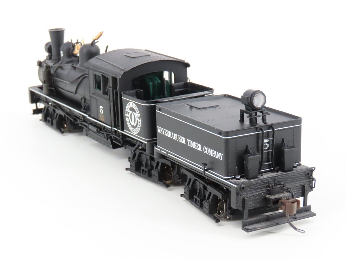 HO Scale Bachmann Spectrum 81905 Weyerhaeuser Timber 3-Truck Shay Steam #5 w/DCC
