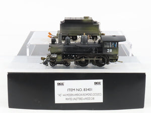 HO Bachmann Spectrum 83401 Unlettered 4-4-0 Richmond Steam #28 w/DCC - Weathered