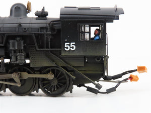 HO Bachmann Spectrum 84501 Unlettered 2-8-0 Steam #55 - Weathered w/ DCC & Sound