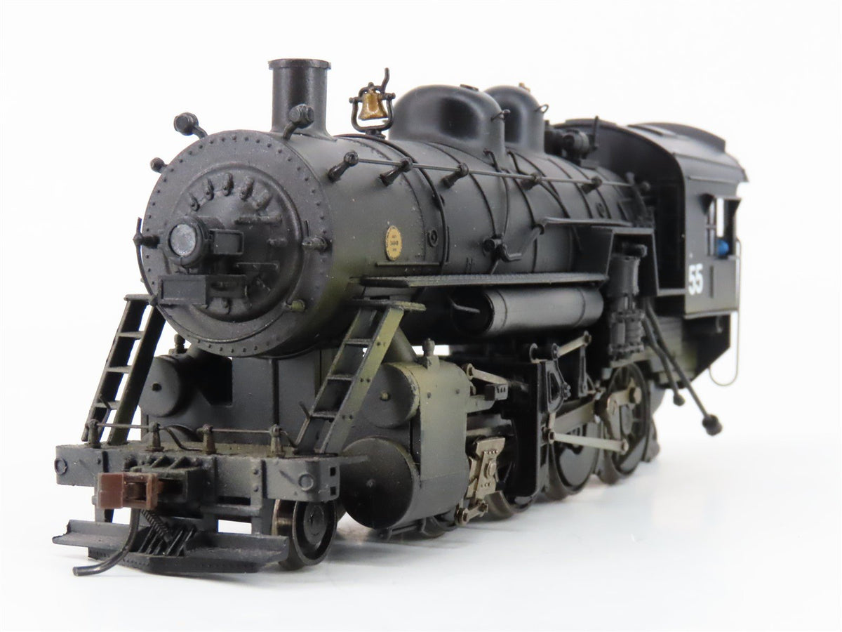 HO Bachmann Spectrum 84501 Unlettered 2-8-0 Steam #55 - Weathered w/ DCC &amp; Sound