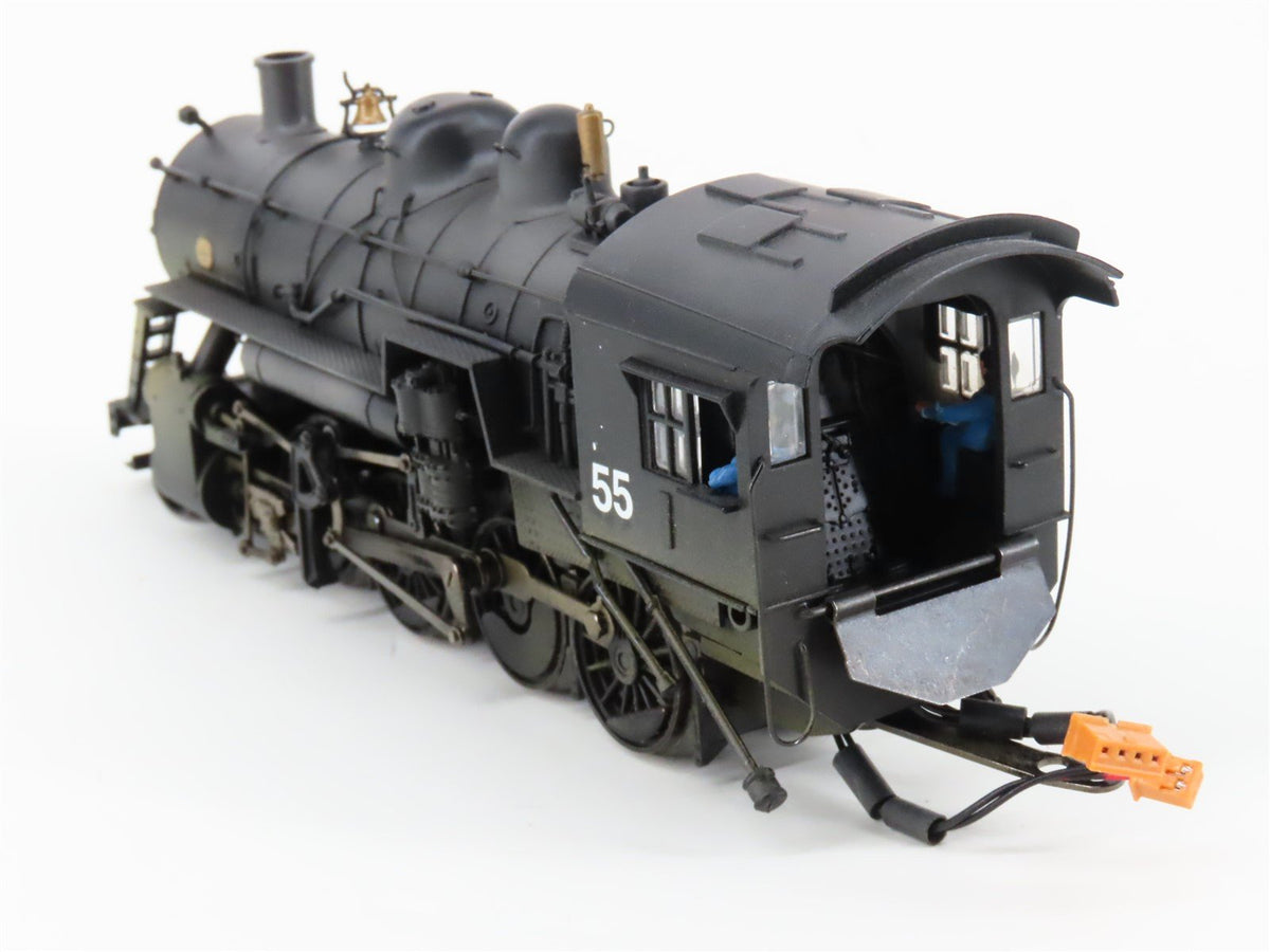 HO Bachmann Spectrum 84501 Unlettered 2-8-0 Steam #55 - Weathered w/ DCC &amp; Sound
