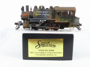 HO Bachmann Spectrum 81808 Colorado Mining 0-6-0ST Steam #1 - Weathered w/ DCC