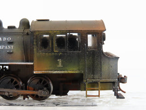 HO Bachmann Spectrum 81808 Colorado Mining 0-6-0ST Steam #1 - Weathered w/ DCC