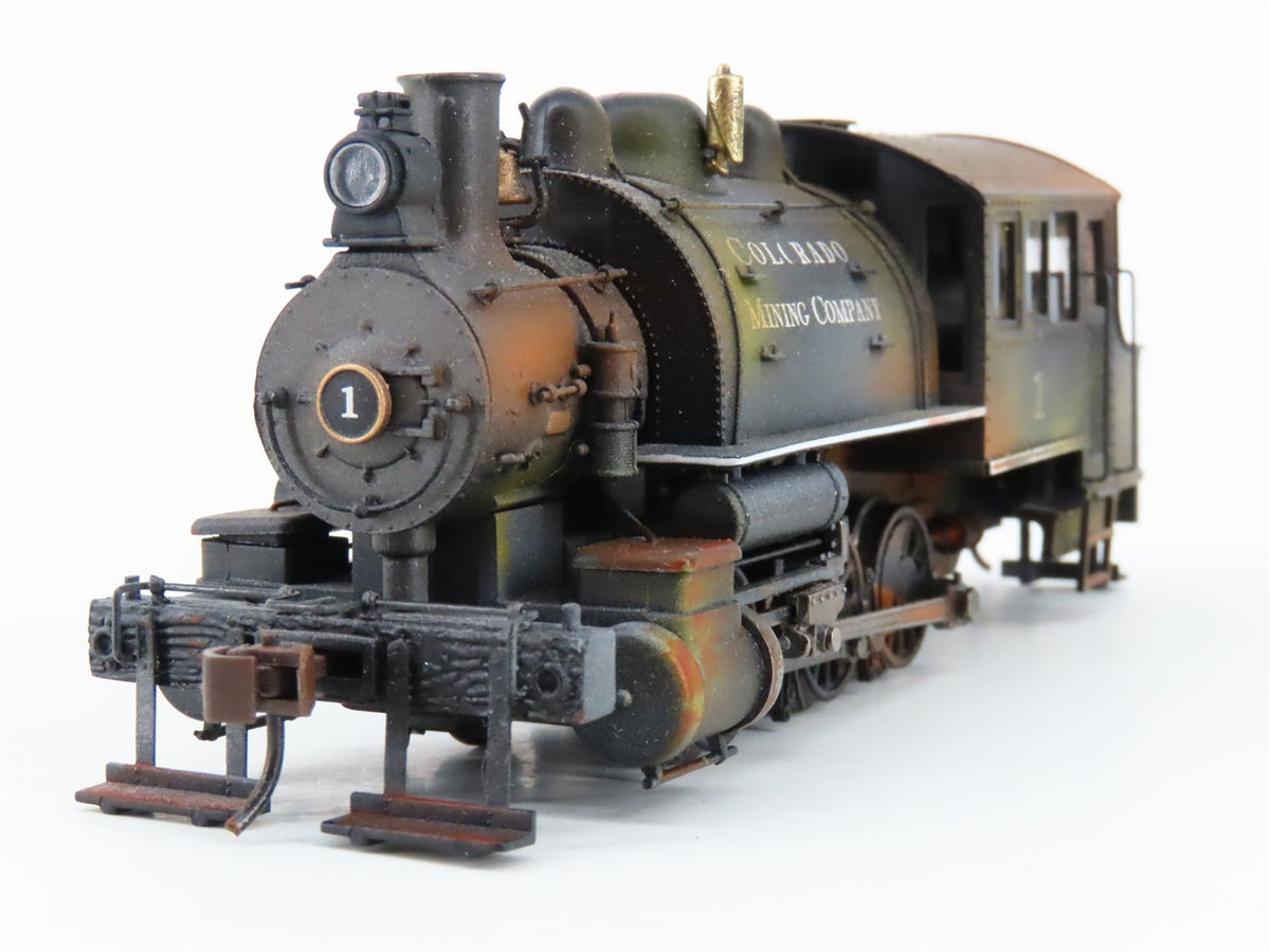HO Bachmann Spectrum 81808 Colorado Mining 0-6-0ST Steam #1 - Weathered w/ DCC