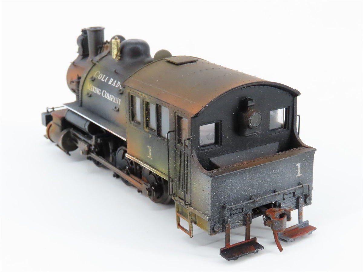 HO Bachmann Spectrum 81808 Colorado Mining 0-6-0ST Steam #1 - Weathered w/ DCC