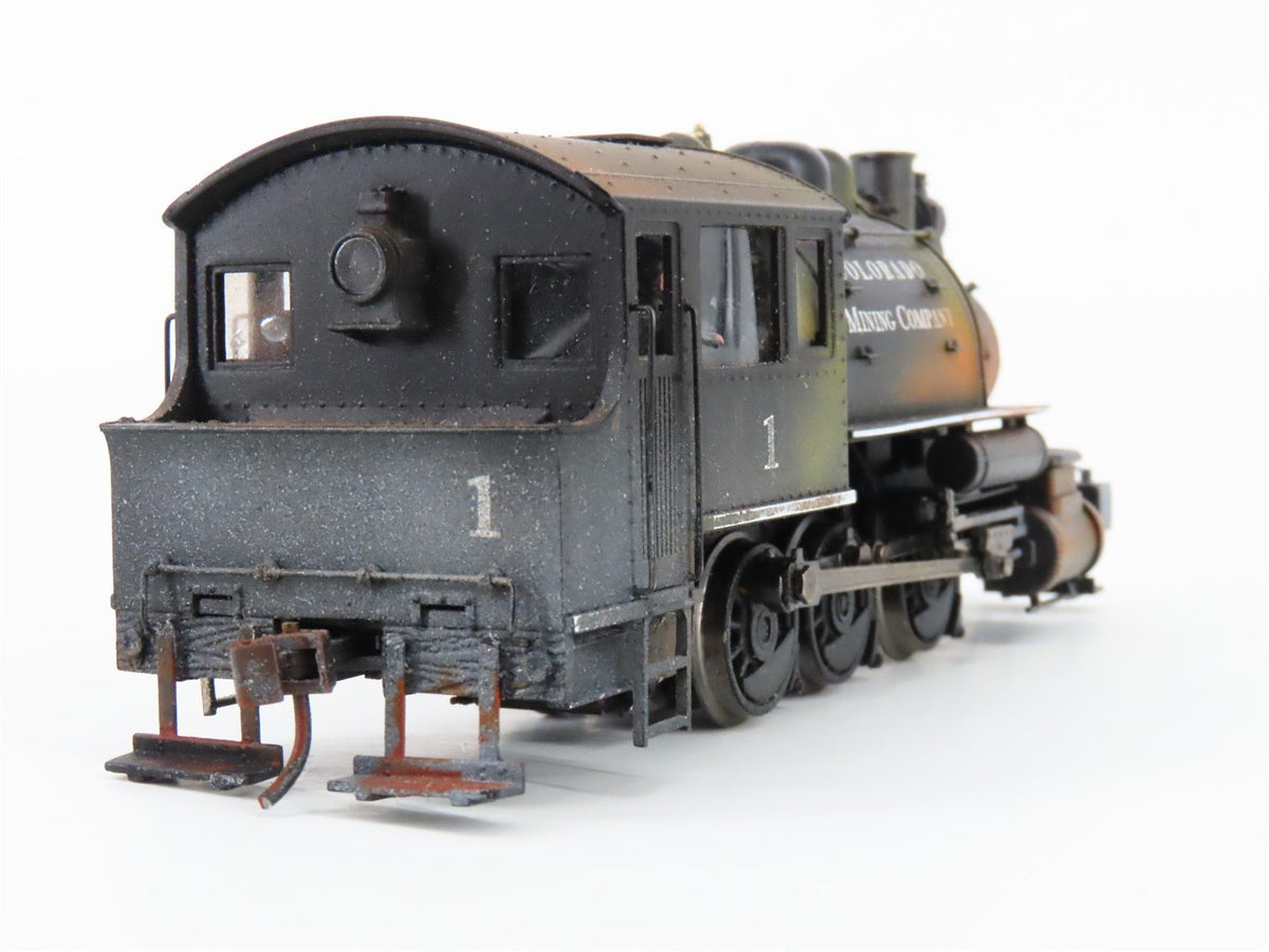 HO Bachmann Spectrum 81808 Colorado Mining 0-6-0ST Steam #1 - Weathered w/ DCC