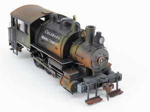 HO Bachmann Spectrum 81808 Colorado Mining 0-6-0ST Steam #1 - Weathered w/ DCC