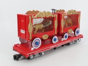 G Bachmann Big Haulers 98371 EKJX Emmett Kelly Jr. Circus Flat Car #162 w/ Cages