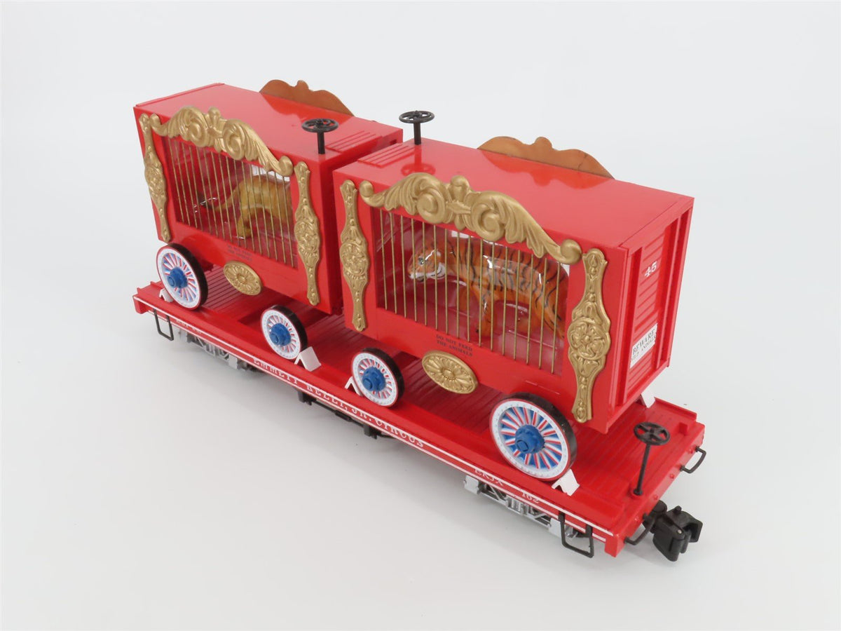 G Bachmann Big Haulers 98371 EKJX Emmett Kelly Jr. Circus Flat Car #162 w/ Cages