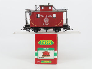 G Scale LGB 4065 D&RGW Rio Grande Center Cupola Wood Caboose #4065