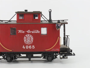 G Scale LGB 4065 D&RGW Rio Grande Center Cupola Wood Caboose #4065