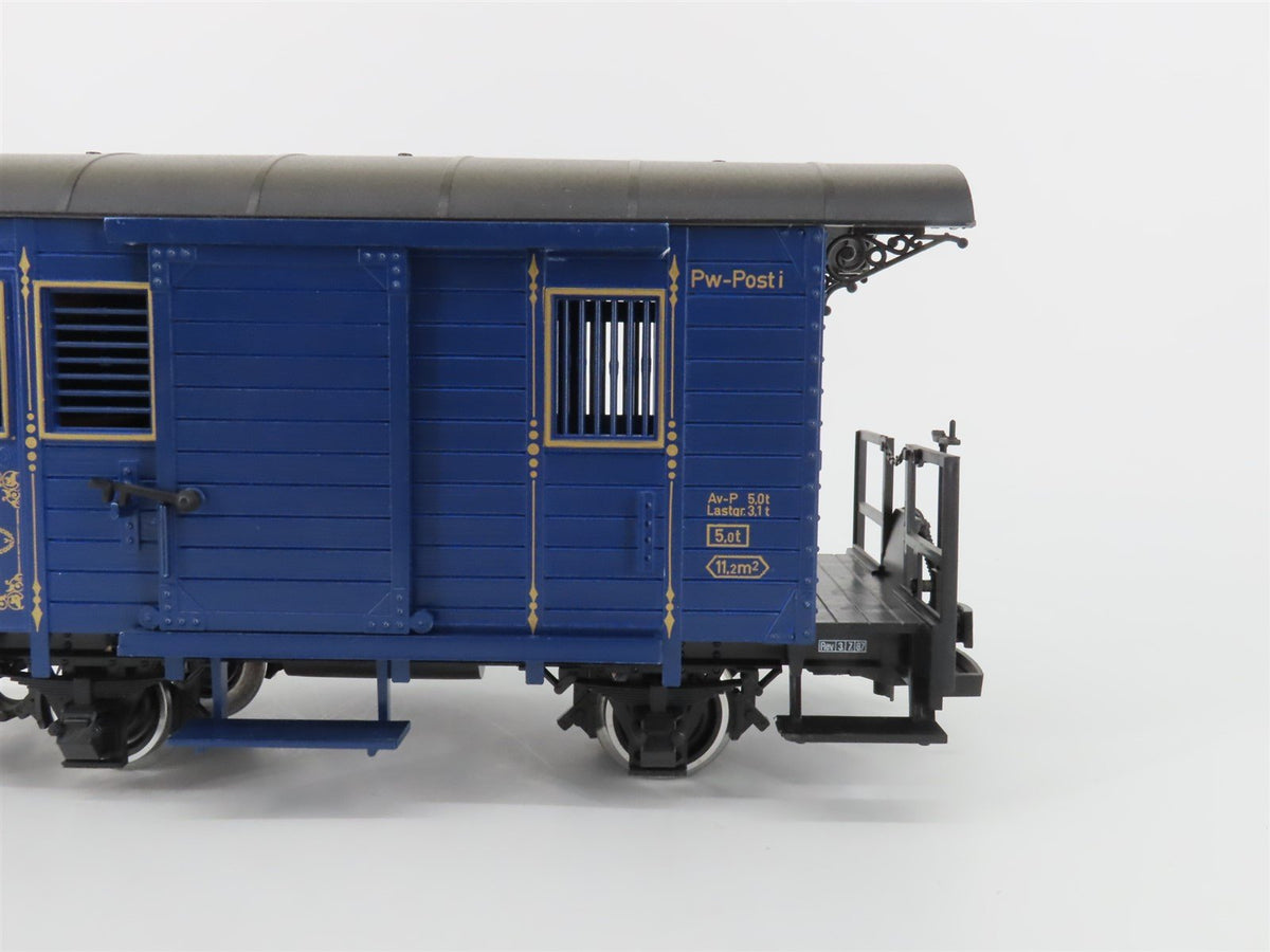 G Scale LGB 1985 Anniversary Post/Mail Passenger Car w/ Lighting