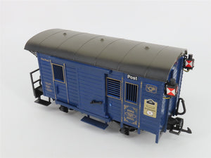 G Scale LGB 1985 Anniversary Post/Mail Passenger Car w/ Lighting