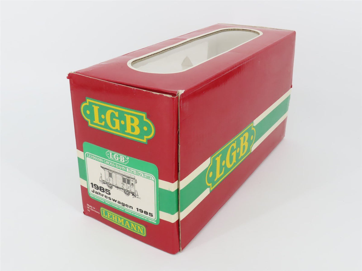 G Scale LGB 1985 Anniversary Post/Mail Passenger Car w/ Lighting