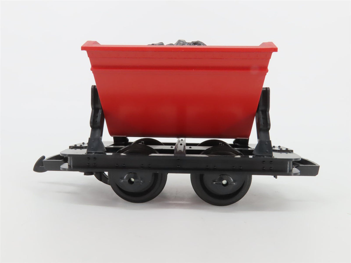 G Scale LGB 42430 Red Tipple Dump Car w/ Coal Load