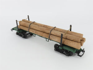 G Scale LGB 4066 NW&LCo Skeleton Log Car #4066 w/ Log Load