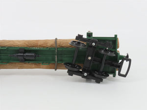 G Scale LGB 4066 NW&LCo Skeleton Log Car #4066 w/ Log Load