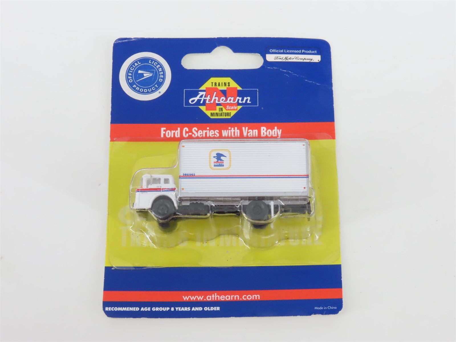 N 1/160 Scale Athearn 10250 USPS US Mail Ford C-Series Van Body Semi-Truck