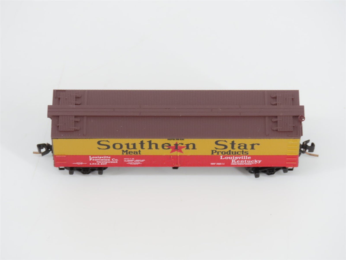 Z Scale Micro-Trains MTL 51800180 LPCX Southern Star Meat 40&#39; Wood Reefer #207