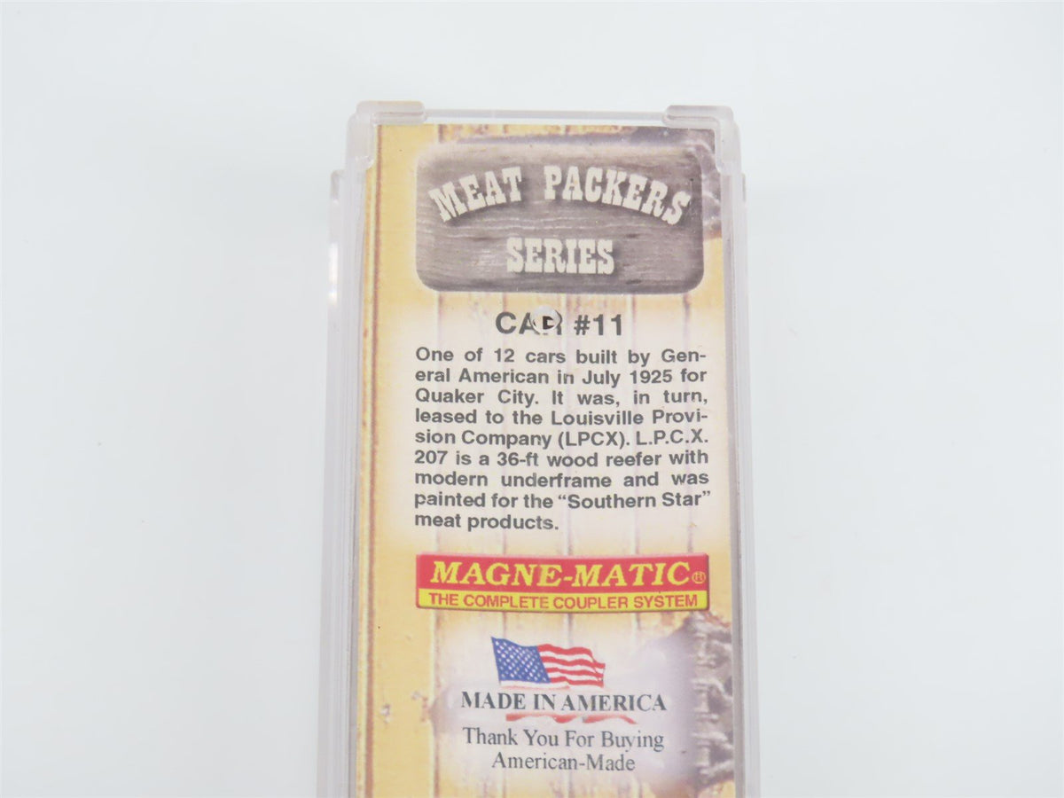 Z Scale Micro-Trains MTL 51800180 LPCX Southern Star Meat 40&#39; Wood Reefer #207