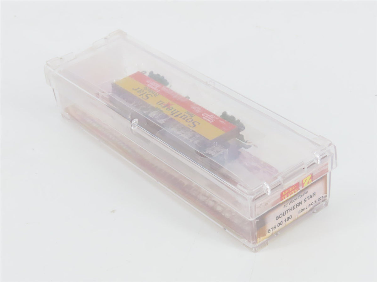 Z Scale Micro-Trains MTL 51800180 LPCX Southern Star Meat 40&#39; Wood Reefer #207