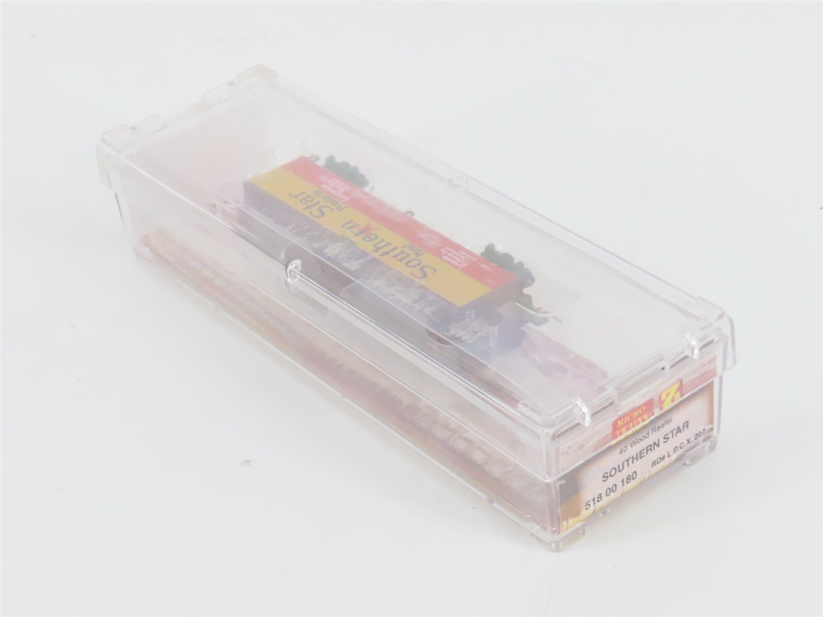 Z Scale Micro-Trains MTL 51800180 LPCX Southern Star Meat 40' Wood Reefer #207