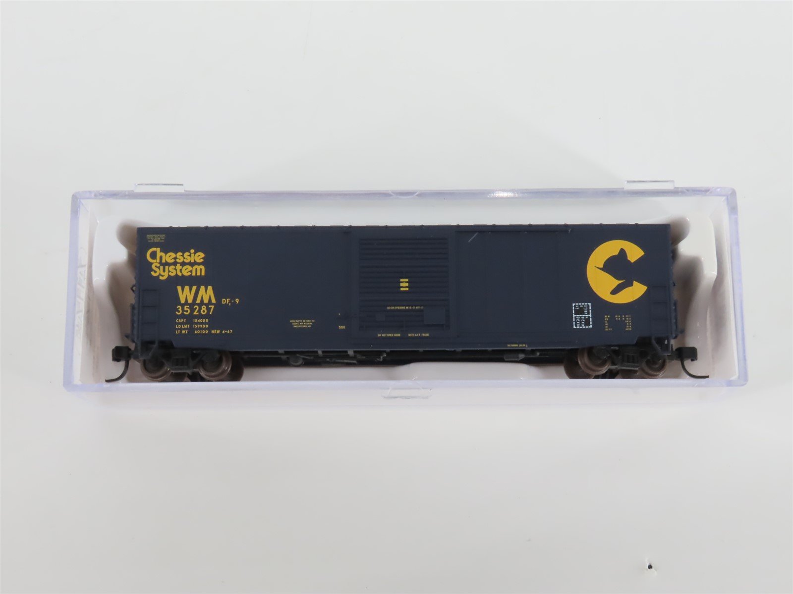 N Scale Atlas 45062 WM Chessie System 50' Precision Design Box Car #35287