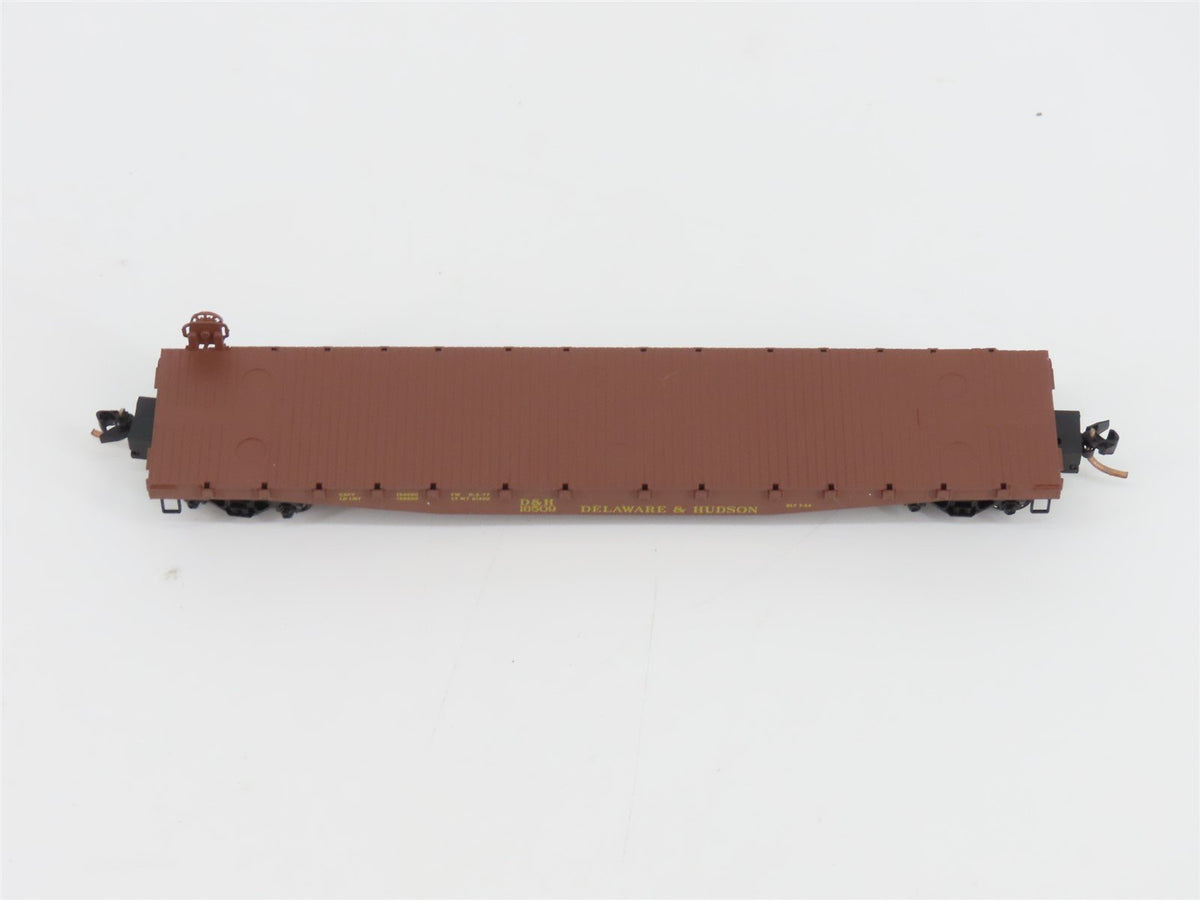 N Scale Micro-Trains MTL 45210 D&amp;H Delaware &amp; Hudson 50&#39; Flat Car #16509