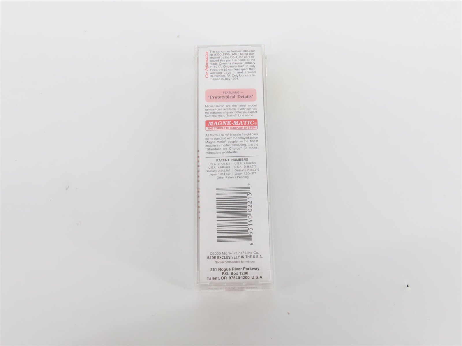 N Scale Micro-Trains MTL 45210 D&H Delaware & Hudson 50' Flat Car #16509