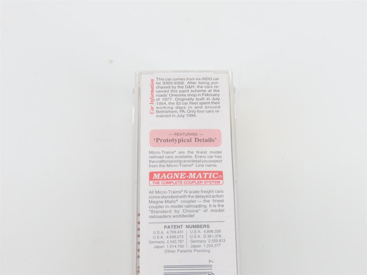 N Scale Micro-Trains MTL 45210 D&amp;H Delaware &amp; Hudson 50&#39; Flat Car #16509