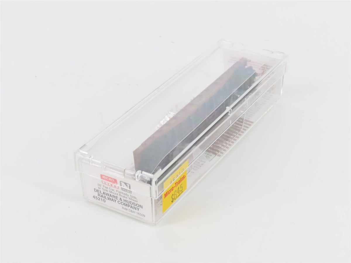 N Scale Micro-Trains MTL 45210 D&amp;H Delaware &amp; Hudson 50&#39; Flat Car #16509