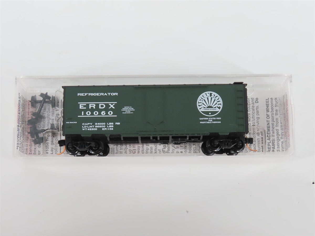 N Micro-Trains MTL 21420 ERDX Eastern States Farmers Exchange 40&#39; Box Car #10060