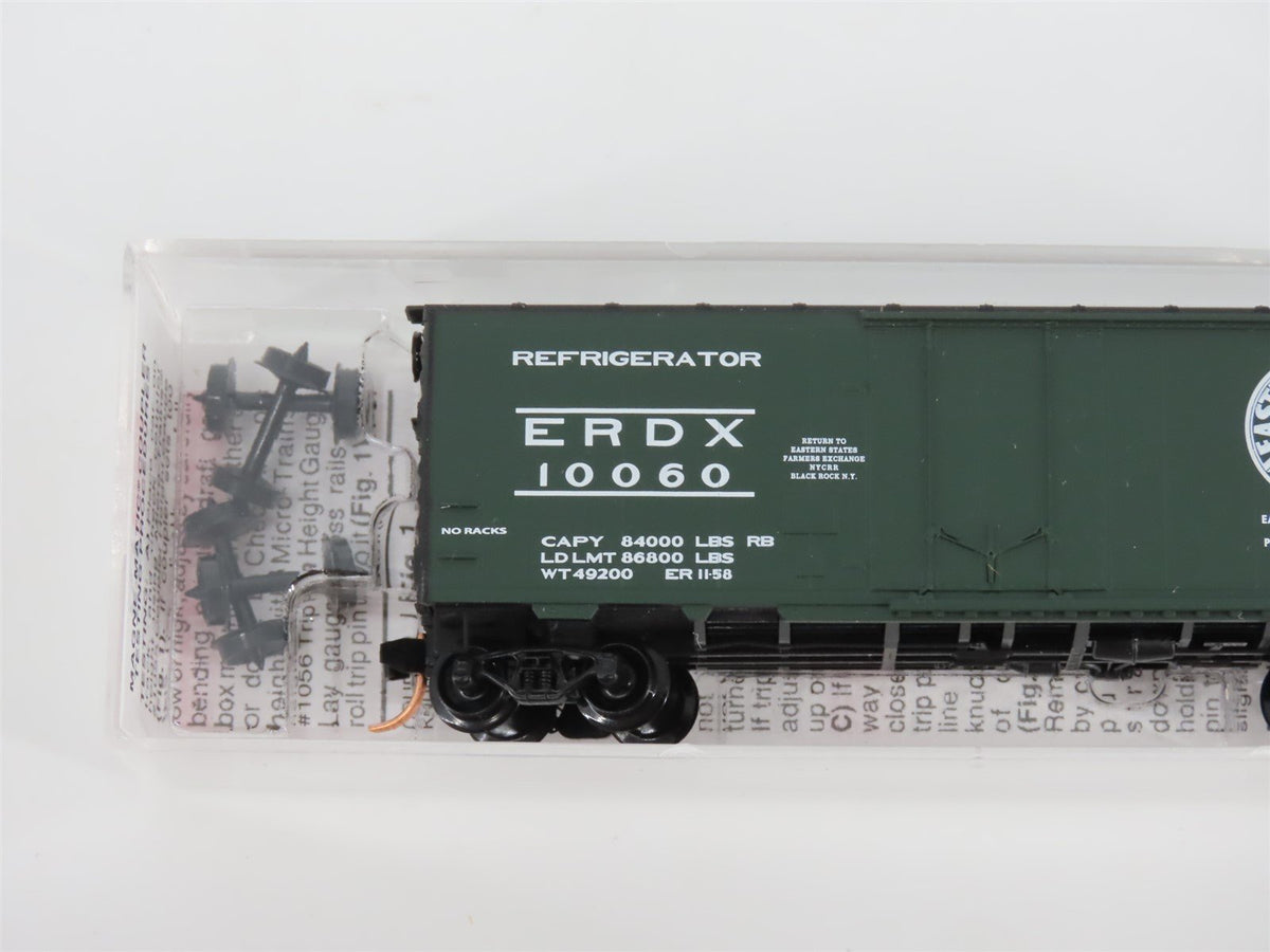 N Micro-Trains MTL 21420 ERDX Eastern States Farmers Exchange 40&#39; Box Car #10060