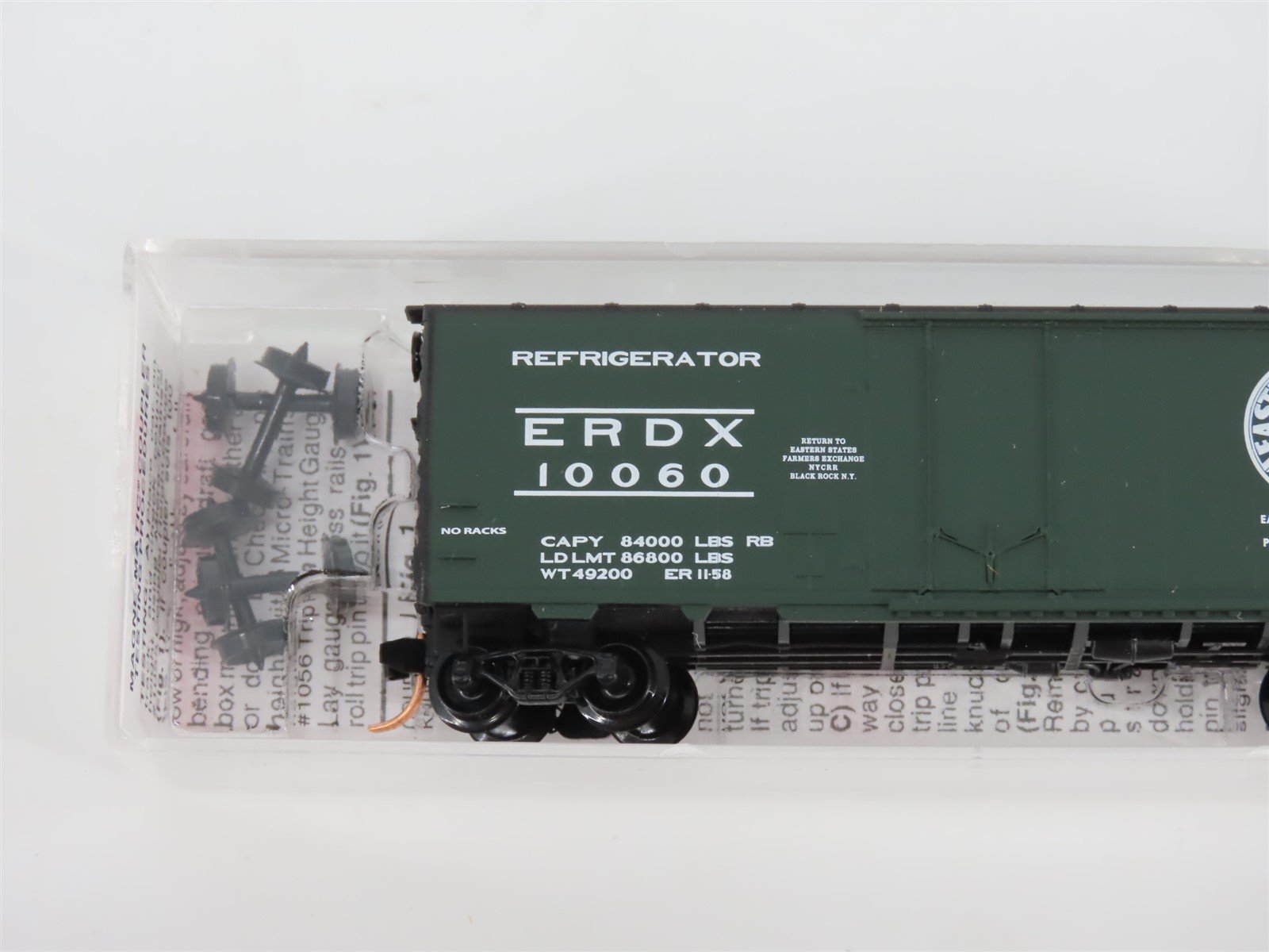 N Micro-Trains MTL 21420 ERDX Eastern States Farmers Exchange 40' Box Car #10060