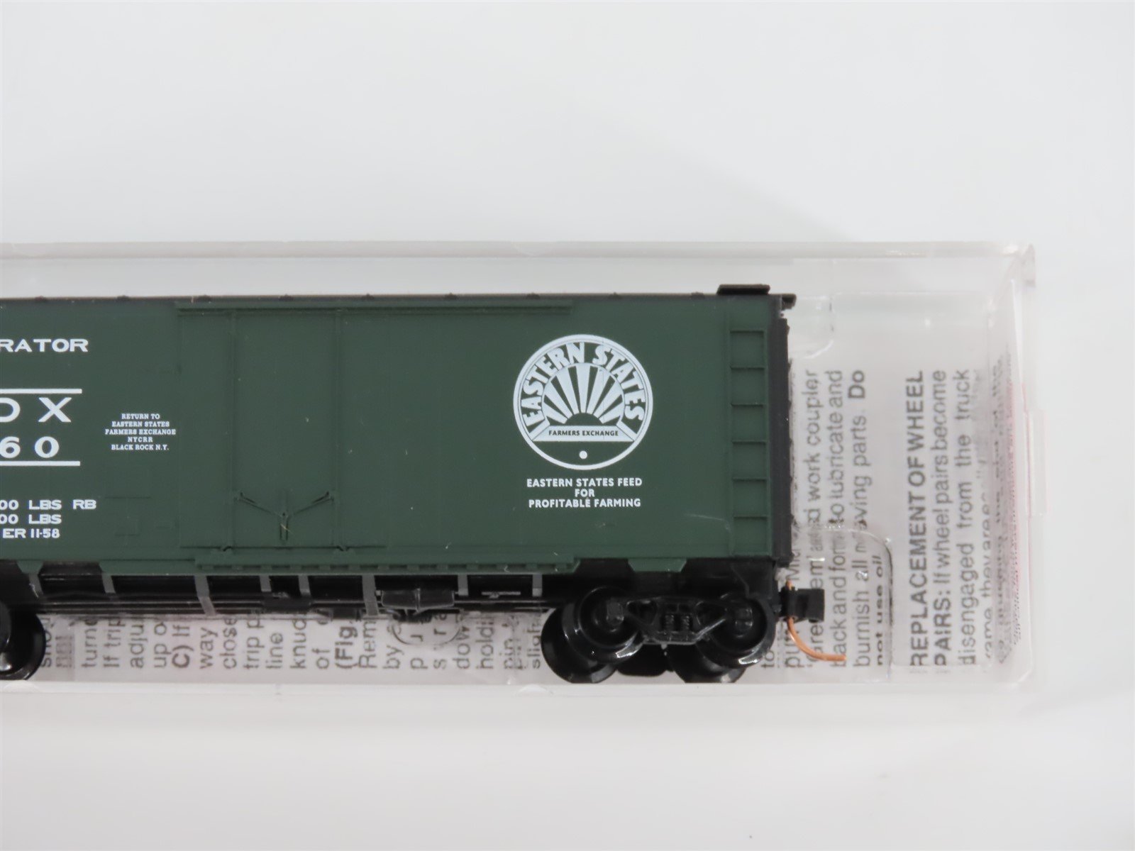 N Micro-Trains MTL 21420 ERDX Eastern States Farmers Exchange 40' Box Car #10060