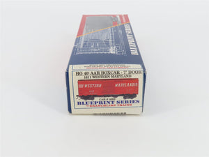 HO Scale Branchline Blueprint Kit 1611 WM Western Maryland 40' AAR Box Car #4002