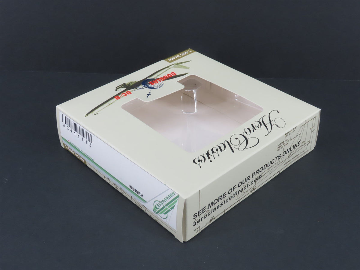 1:400 AeroClassics AC411118 Die-Cast Evergreen Douglas DC-8 Airliner N819EV