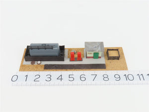 HO 1/87 Scale Temos 513/509 Fueling Station Scene