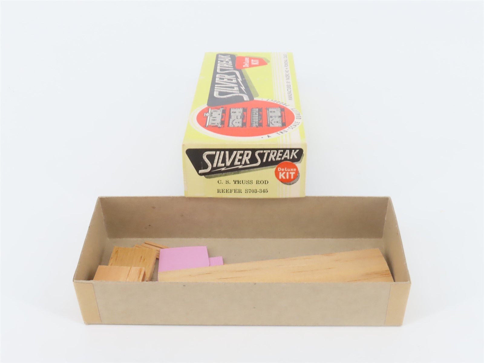 HO Scale Silver Streak Wood Kit #S703-345 CX Colorado Southern 40' Reefer #50053